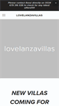Mobile Screenshot of lovelanzavillas.com